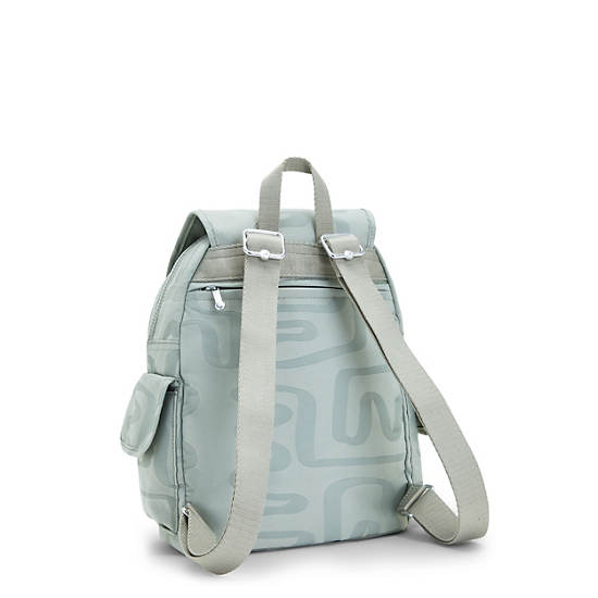 Kipling City Pack Small Klasik Printed Sırt Çantaları Turkuaz | TR 1711EB